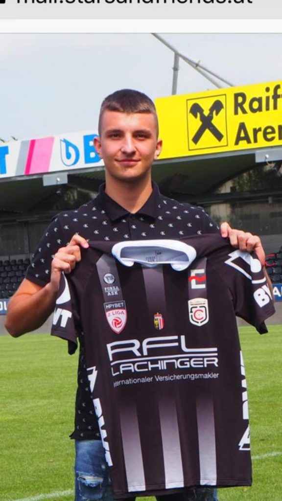 [:SR]Filip Bačkulja kuca na vrata prvog tima LASK-a![:]